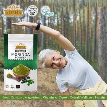 Organic Moringa Powder 100g Immunity Energy, 8 of 11