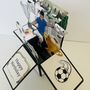 Personalisable Football Themed 3D Greeting/Gift Card, thumbnail 3 of 7