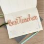 Personalised Teacher Gift Bookmark, thumbnail 1 of 11