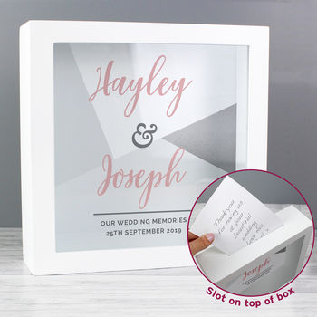 Personalised Wedding Messages Box By Sassy Bloom As Seen On Tv ...