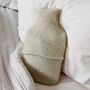 Beige And Cream Hot Water Bottle, thumbnail 1 of 3