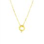 Large Lock Sterling Silver Chain Necklace, thumbnail 5 of 6