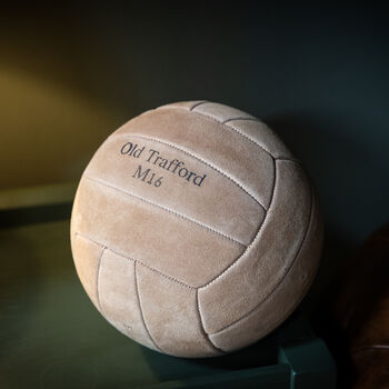 Personalised Engraved Premium Suede Football Ball, 10 of 12