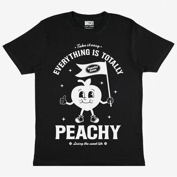 Everything Is Peachy Men’s Graphic T Shirt, 3 of 3