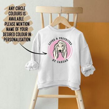 Afghan Hound Children Sweatshirt, 3 of 7