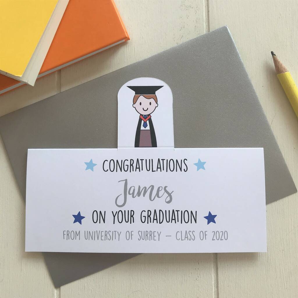 Personalised Boy's Graduation Card, 1 of 5