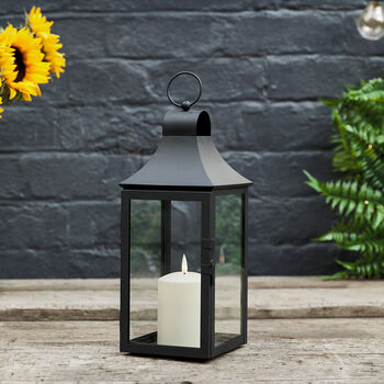 Albury Regular Garden Lantern With LED Candle, 3 of 3