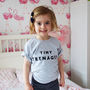'Tiny Teenager' Kids Slogan T Shirt, thumbnail 1 of 6