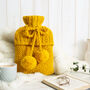 Hot Water Bottle Cover Easy Knitting Kit, thumbnail 1 of 10