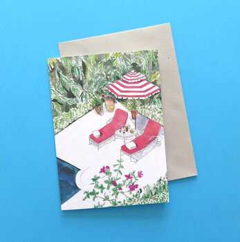 Summer Holiday Pack Of Four Cards, 6 of 6