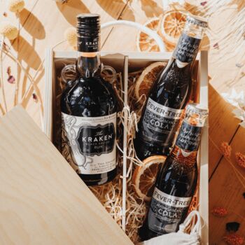 Personalised Kraken Rum Corporate Gift Set For Clients, 2 of 4