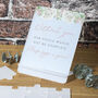 Frosted Acrylic Floral Frame Wedding Signing Puzzle, thumbnail 3 of 3