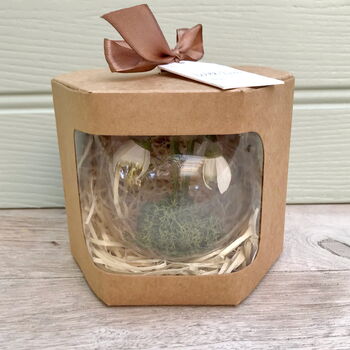 Paper Snowdrop Tiny Terrarium With Gift Tag And Box, 7 of 11