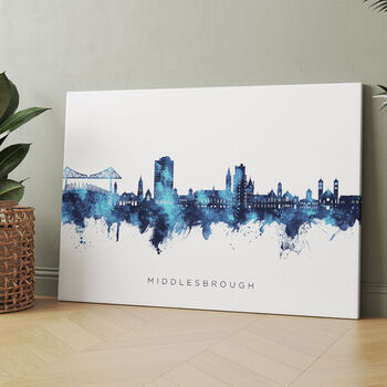 Middlesbrough Skyline Cityscape Art Print, 7 of 12