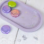 Pastel Oval Jesmonite Trinket Tray, thumbnail 5 of 8