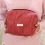Towel Makeup Bag Mulberry Stripes, thumbnail 2 of 4