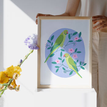Parakeets Art Print, 4 of 10