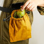 Canvas Foraging Bag With Personalised Leather Casing, thumbnail 1 of 6