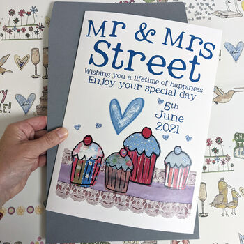 Personalised Big Mr And Mrs Love Card, 2 of 2