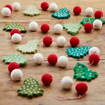 Felt Christmas Tree Garland, 4 of 5