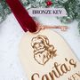 Personalised Santa's Magic Key Kids Christmas Tag, thumbnail 4 of 9