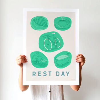 Illustrative Cycling Terms Poster, Gift For Bike Lover, 4 of 9