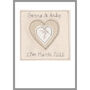 Personalised Heart Christmas Card For Her, Wife, Girlfriend, thumbnail 4 of 12