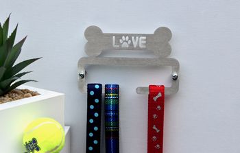'Love' Metal Dog Lead Hanger | Holder| Hook, 4 of 4