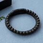 Personalised Christmas Lava Stone Bracelet For Men, thumbnail 4 of 10