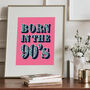 Personalised Birth Decade Art Print, thumbnail 1 of 8
