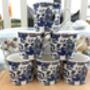 Set Of Six Palace Mugs In Blue Willow Design, thumbnail 4 of 9