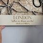 Personalised Wooden Location Map, thumbnail 4 of 8