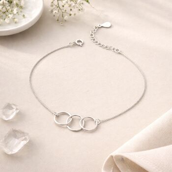 Mother, Daughter And Grandson Infinity Bracelet, 2 of 5