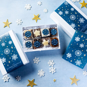 'Snowflakes' Luxury Brownies, 2 of 3
