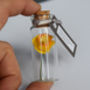 Tiny Paper Daffodil In A Bottle With Personalised Tag, thumbnail 6 of 7