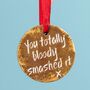 'You Totally Bloody Smashed It' Congratulations Marathon Medal, thumbnail 1 of 11