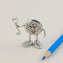 New Home Gift Mini Pewter Emoji Figurine Housewarming, thumbnail 1 of 10