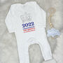 Platinum Jubilee Babygrow With Silver Crown, thumbnail 4 of 5