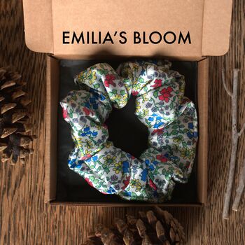 Liberty Of London Silk Scrunchie In Various Prints, 4 of 8