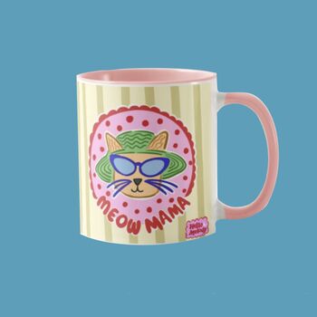 Meow Mama Mug – Fun Cat Lover Mug Gift For Cool Mums, 4 of 4