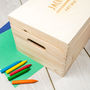 Personalised Engraved Children's Art And Craft Box, thumbnail 4 of 8