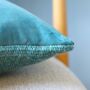 Handwoven Geometric Chevron Cushion, thumbnail 3 of 4