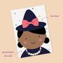 Personalised Children's Bracelet And Hair Bow Set Witch, thumbnail 2 of 4