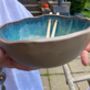 Handmade Ceramic 'Super Noodle' Bowl With Chopsticks, thumbnail 6 of 8