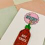 Hot Sauce Christmas Tree Decoration / Gift For Foodie / Chilli Lover Present / Novelty Festive Decoration, thumbnail 5 of 6