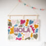 Hola Fabric Wall Art For Your Home, thumbnail 4 of 4