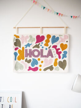 Hola Fabric Wall Art For Your Home, 4 of 4