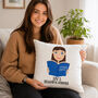 Personalised Cushion Gift For Book Lovers, thumbnail 4 of 11