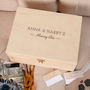 Personalised Wood Memory Box For Couples, thumbnail 6 of 6