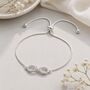Friendship Infinity Drawstring Bracelet, thumbnail 2 of 6
